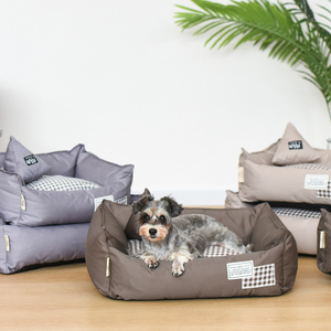 Medium Eco-friendly Waterproof <strong>Dog</strong> &amp; Cat Bed Cave Solid Pattern Box Packaging Removable Washable All-Season Pet Bed - Product Image 3