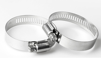 Ventes directes d'usine Collier de serrage de type britannique Collier de serrage en acier galvanisé Collier de serrage en acier inoxydable