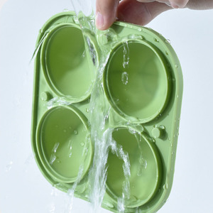 Molde de silicona de grado alimenticio para hacer bolas de hielo explosivas esféricas, fácil de desmoldar, para whisky en casa. - Product Image 2