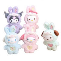 Llavero de Peluche con Forma de Animal de Dibujos Animados, Lindo Llavero de Peluche