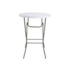 Tavolo pieghevole rotondo Casual all'aperto di alta qualità tavolo <span class=keywords><strong>da</strong></span> <span class=keywords><strong>giardino</strong></span> bianco alto - Product Image 1