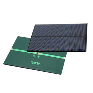 แผงโซลาร์เซลล์โพลีคริสตัลไลน์ 110X80 มม. 5.5V 200mA โมดูลไฟฟ้าโซลาร์เซลล์ DIY - Product Image 1
