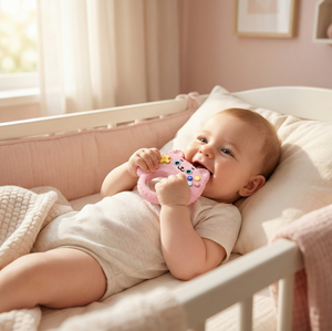 Mordedor de Silicona de Grado Alimenticio para Bebés, Libre de BPA, Juguete para Masticar Seguro y Aliviar el Dolor de Dentición - Product Image 6