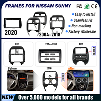 Cadre d'intégration pour autoradio et écran de voiture pour NISSAN SUNNY, kit de panneau de tableau de bord, compatible Android