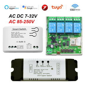 AC 220V 110V Tuya Smart Wifi Módulo de interruptor de motor 4CH AC 85-250V APP Control remoto Relé de avance para Alexa <span class=keywords><strong>Google</strong></span> <span class=keywords><strong>Hom</strong></span> - Product Image 3