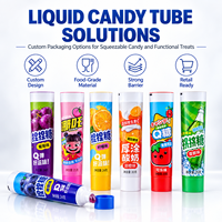 Tubes à vis inclinés en aluminium-plastique de qualité alimentaire, étanches, 12,7-35 mm, impression UV, logo personnalisé, pour dentifrice