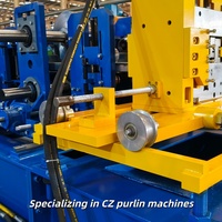 Machine de formage de tôles pour toiture à haute productivité contrôlée par PLC XHH pour tôles et poutrelles CZ