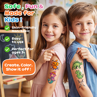 Mainan Menggambar Anak ACP31 Printer Stiker Seni Portabel Tato Anak Kustom Printer Stiker Sementara untuk Hadiah Ulang Tahun