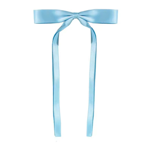 Vente en gros, mode coréenne, barrettes à ruban, pinces à cheveux pour femmes, accessoires pour cheveux, couleur unie, nœud papillon - Product Image 6