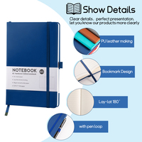 Cahier d'école A5 Logo personnalisé Cahier de planification pour étudiants à couverture rigide et personnalisée