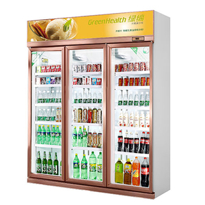 Congélateur de supermarché à <span class=keywords><strong>3</strong></span> <span class=keywords><strong>portes</strong></span> Réfrigérateur pour boissons Réfrigérateur à vendre Refroidisseur de boissons - Product Image 3