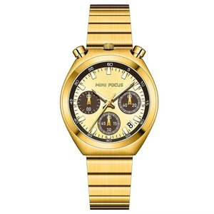Reloj de Pulsera Cronógrafo de Cuarzo para Mujer, de Alta Calidad y Más Vendido, con 3 Esferas, 6 Agujas, Calendario, Acero Inoxidable, Resistente al Agua - Product Image 5