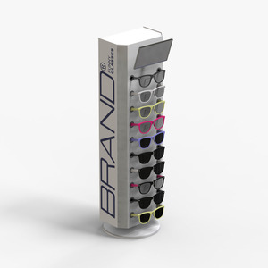 Custom Acrylic Rotating Sunglasses <strong>Display</strong> <strong>Stand</strong> With Mirror Tabletop Eyewear <strong>Display</strong> Rack <strong>Optical</strong> <strong>Frame</strong> Countertop <strong>Stand</strong> - Product Image 2