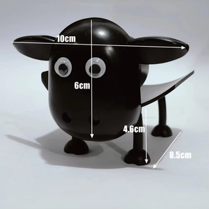 ที่ใส่กระดาษชำระรูปแกะแบบตั้งได้ราวแขวนกระดาษชำระสำหรับห้องน้ำลายแกะสีดำน่ารักอุปกรณ์ในห้องน้ำ - Product Image 5