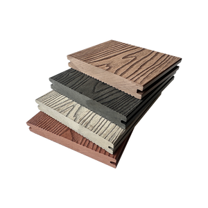 Hiện đại không thấm nước WPC <span class=keywords><strong>Composite</strong></span> <span class=keywords><strong>decking</strong></span> 20 mét độ dày chống trượt bên ngoài boong Board bảo trì thấp gỗ nhựa - Product Image 5