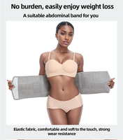 Faja Postparto Ajustable de Fibra de Bambú con Logotipo Personalizado Maxbrace, Cinturón Moldeador de Cintura