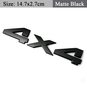 Pegatinas Metálicas Impermeables de Lujo para Carrocería de Automóvil, Emblemas con Logotipo <span class=keywords><strong>4X4</strong></span> de Edición Limitada para Wrangler SUV Compass (Autoadhesivas) - Product Image 2