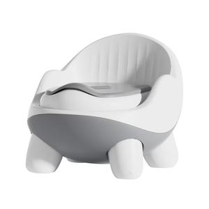 Chaise de toilette Topbele pour bébés avec siège pour l'apprentissage de la propreté des tout-petits, pour garçons et filles, couleur gris et blanc - Product Image 1