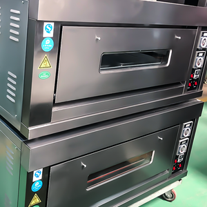 <span class=keywords><strong>Four</strong></span> à pâtisserie électrique commercial HELAXEN 13,2 kW 2 étagères Contrôle numérique Facile à nettoyer Équipement de boulangerie en acier inoxydable 1 an - Product Image 2