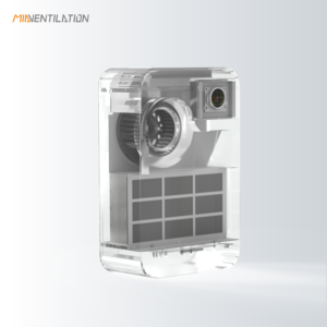 200m3/h Sistema de ventilación de aire Uniflow sin ductos de bajo ruido Hogar - Product Image 4