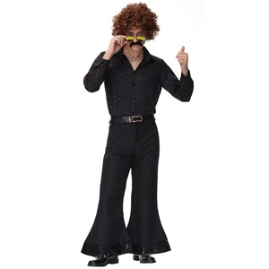 Disfraz <span class=keywords><strong>de</strong></span> Pareja Disco <span class=keywords><strong>de</strong></span> <span class=keywords><strong>los</strong></span> 70, Disfraces <span class=keywords><strong>de</strong></span> Halloween, Disfraz Vintage <span class=keywords><strong>de</strong></span> <span class=keywords><strong>los</strong></span> <span class=keywords><strong>80</strong></span> para Hombres y Mujeres, Atuendos para Fiestas y Festivales <span class=keywords><strong>de</strong></span> Música - Product Image 4