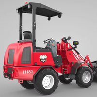LGCM H180 Mini chargeuse sur pneus hydrostatique avec capacité de levage 800kg Moteur Kubota Moteur Perkins avec EU Stage V & EPA Tier 4