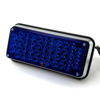 Hot Sale New Style 42 LED Rechteck Blau Krankenwagen Blitzlicht Öffentlicher Verkehr Notfall Auto Warn zubehör