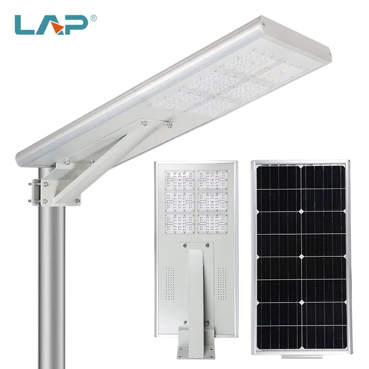 LAP Energy saving outdoor ip65 waterproof 40w 50w all in one solar led street light