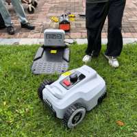 Tondeuse robot Lopkin L2500 DIY à cartographie assistée par IA, sans fil, sur batterie 24V, avec système de découpe à fléaux, RTK et vision.