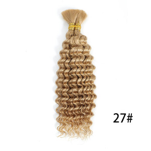 All'ingrosso 10A trecce bohémien 100% Boho <span class=keywords><strong>l</strong></span> bagnato e ondulato capelli umani brasiliano vergine acqua profonda onda senza trama - Product Image 4