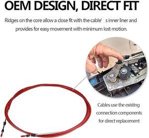 Cable de Control Dometic <span class=keywords><strong>SeaStar</strong></span> tipo 3300/33C Universal para Motor fueraborda Yamaha Honda Teleflex Cable de barco marino - Product Image 3