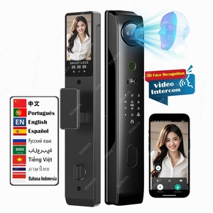 Tuya Wifi Ứng Dụng Sinh Trắc Học 3D Khuôn Mặt Nhận Dạng Vân Tay Điện Tử Cửa Khóa Thẻ Chìa Khóa An Toàn Thông Minh Kỹ Thuật Số Khóa 6068 Lỗ Mộng Khóa - Product Image 1