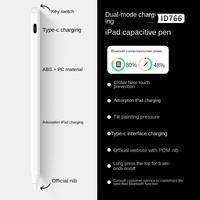Stylet capacitif à chargement magnétique Wisoneng avec affichage de la batterie en temps réel pour iPad et écran en plastique