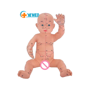 Mannequin de bébé de modèle de formation d'enseignement de <span class=keywords><strong>Tuina</strong></span> pédiatrique de médecine traditionnelle chinoise pour l'instruction de méridien de point d'acupuncture de corps entier - Product Image 1