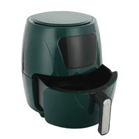 Friteuse à air numérique multifonctionnelle personnalisée Silver Crest en acier inoxydable 6L avec minuterie sans huile pour un usage domestique