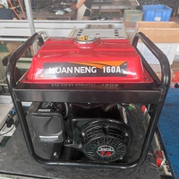 Machine à souder à l'arc portable à essence 1KW DC Inverter / Générateur de soudage à l'arc manuel à essence 160A 220V à vendre
