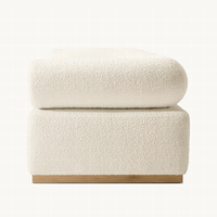 CELLINA MODULAR 3-TEILIGES Holzrahmen-Schwammsofa-Set, Gepolsterte Moderne Sektional-Sofagarnitur für Wohnzimmer, Villa, Apartment, Hotels