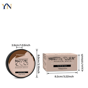 Productos para el Cabello de Marca Privada, Pomada Capilar con Aceite de Argán, Pasta Capilar con Acabado Mate para Hombres - Product Image 4