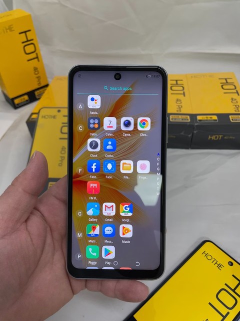 2026 Unlocked Low Price 4G Smart Phone Hot40pro Dual Sim 4GB+64GB Big Screen Android Cell Phone