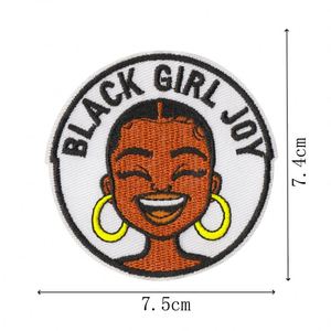 Patchs thermocollants brodés sur machine à broder, motifs de dessins animés et d'anime, Black Girl Magic, pour la décoration de vêtements - Product Image 5