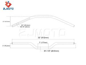 สำหรับแฮร์เลย์ คลับ สไตล์ ตัวเพิ่มความสูงแฮนด์ตรง 6 นิ้ว + 1 นิ้ว สำหรับแฮนด์ขนาด 1-1/8 นิ้ว 28 มม. ใช้ได้กับไดน่า สปอร์ตสเตอร์ XL <span class=keywords><strong>883</strong></span> 1200 สตรีทบ็อบ FXR คัสตอม - Product Image 5