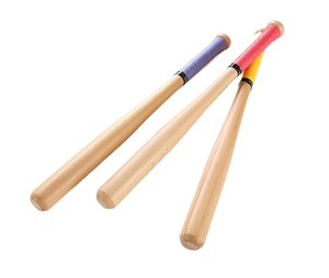 Bate de béisbol de madera natural, bate de entrenamiento duradero para práctica deportiva al aire libre y golpeo potente - Product Image 1