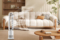 Ventilateur tour sur pied numérique sans pales TP-12 avec désinfection au plasma H11, télécommande, logo personnalisable, 17 ans d'expérience en énergie électrique