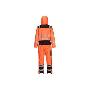 PORTWEST - PW355OBRS PW3 <b>Hi</b>-<b>Vis</b> Rain Coverall <b>Orange</b>/Black - EAN 5036108386482 <b>HI</b>-<b>VIS</b> WORKWEAR - Product Image 2