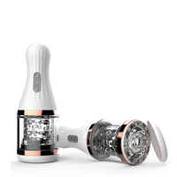 Silikon su geçirmez titreşimler otomatik piston dönen emme erkek masturbator fincan seks oyuncakları erkekler için yapay penis vibratör
