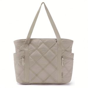 Wholesale Lightweight <b>Quilted</b> Women's Tote Bag Large Capacity Embroidered <b>Single</b> Shoulder Handbag for Travel and Nurses - Product Image 2
