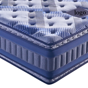 Colchón Ortopédico de Espuma Viscoelástica de 14 Pulgadas con Diseño de Doble Capa Superior, Compresión al Vacío, 5 Zonas de Resorte Ensacado, para Uso Hotelero - Product Image 1