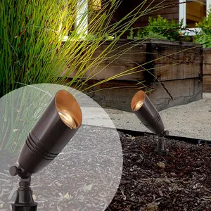Außendekoration LED wasserdichte 12 V Nichtspannungs-Landschaftsbeleuchtung Scheinwerfer Gartengläufer Anti-Blendung Flecklicht für Baum