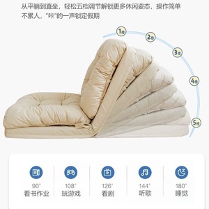 <b>Foldable</b> Tatami Style Floor <b>Sofa</b> <b>Bed</b> Extra Soft Sponge Fill Comfortable Lounge Couch For Adult Use Living Room Bedroom - Product Image 5