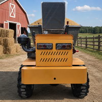 Mini-chargeuse sur pneus électrique haut de gamme avec siège à suspension, commande par joystick, chargeuse frontale compacte pour l'agriculture et la construction